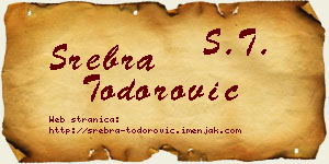 Srebra Todorović vizit kartica